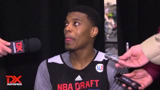 Ricky Ledo Draft Combine Interview [upl. by Luapnaej818]