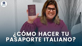 ¿CÓMO HACER PASAPORTE ITALIANO  Ciudadanías italianas Grupo RADDO [upl. by Nassi760]