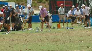 Wyndham Championship leader says Tropical Storm Debby could delay tournament [upl. by Enitselec670]