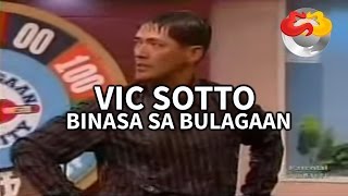 Vic Sotto Binasa sa Bulagaan [upl. by Eyeleen]