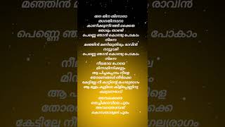 Ambalakara ThechikavilMalayalam Song Lyrics music shorts songlyrics [upl. by Neveda165]