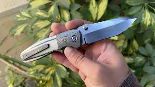 Kirby Lambert Phoenix Thumber Custom Knife From R1MarketPlace [upl. by Merna]