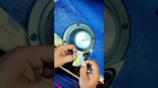 Replace Konzert Sticker on Midrange speaker speaker ideas diy tutorial entertainment [upl. by Assillim]