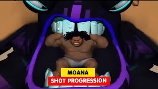 MOANA  Tamatoas Shiny Shot Progression  Animation Breakdowns [upl. by Toombs662]