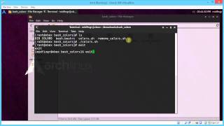 Arch Linux Colourize the Command Prompt [upl. by Hgieleak98]