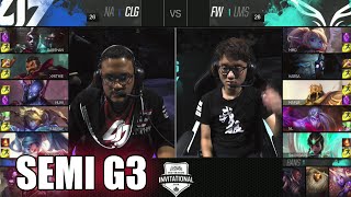 CLG vs Flash Wolves  Game 3 Semi Finals LoL MSI 2016  CLG vs FW G3 MSI 1080p [upl. by Annaeirb]