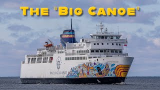 ChiCheemaun Ferry from Manitoulin Island to Bruce Peninsula Ontario [upl. by Eidroj]