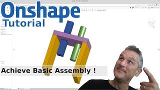 Onshape  9  Basic Assemble [upl. by Anar]