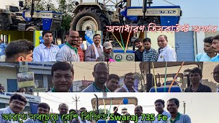 Swaraj 735 Fe Tractor Delivery  Swaraj Tractor New Showroom Grand Opening [upl. by Oiramel513]