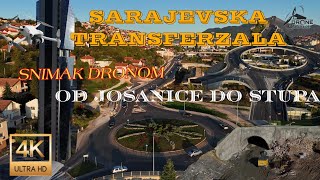 SARAJEVSKA TRANSFERZALA  od Jošanice do Stupa  Kompletna dionica u jednom videu 4K dronekamenjas [upl. by Daphna]