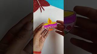 Easy kids craft 😱shorts trending viralvideo youtubeshorts diwali diya ytshorts funny yt [upl. by Cher]