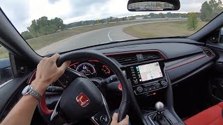 2019 Honda Civic Type R  POV Test Drive Binaural Audio [upl. by Gerick548]