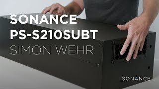 Sonance  2min Tech PSS210SUBT Commercial Subwoofer [upl. by Herr]