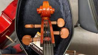 Gewa Air Cello Case fits 78 cellos too [upl. by Kitchen]