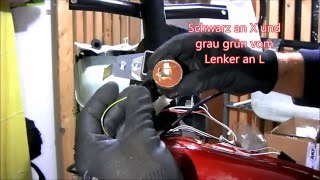 Anleitung Tutorial komplett Aufbau Simson Schwalbe KR512 Part 37 [upl. by Bohaty]