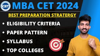 MBA CET 2024 Exam Dates and Eligibility Criteria  Detail Video for MBA CET 2024 [upl. by Adnirod]