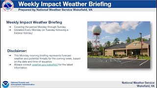 NWS Wakefield Thursday Briefing  Oct 31 2024 [upl. by Anawahs309]