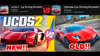 UCDS Vs UCDS 2 Better than Extreme Car Driving Simulator😮 [upl. by Hurleigh]