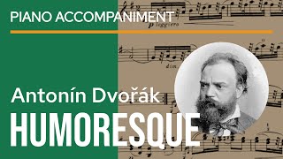 Dvořák  Humoresque Piano Accompaniment arr Rehfeld  violin sheet music play along  practice [upl. by Nnasor]