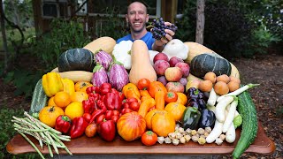 Big October Garden Harvest Local Food at its Best 🍅🌶️🥒 [upl. by Lombardo744]