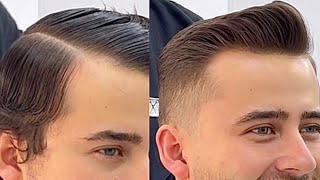 Pasó a paso de corte de pelo a tijera y máquina hombres hairstyle tutorial barber clasicos [upl. by Aihset]