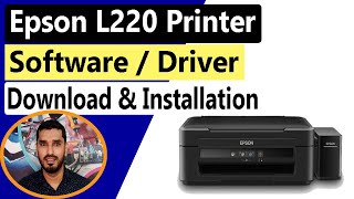 Epson L220 Printer Software  Driver Download amp Installation In Windows 10 ll മലയാളം [upl. by Heisel]