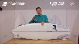 Lib Tech X Lost Puddle Jumper HP Surfboard Review [upl. by Notnirb904]