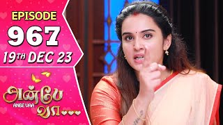 Anbe Vaa Serial  Episode 967  19th Dec 2023  Virat  Delna Davis  Saregama TV Shows Tamil [upl. by Innattirb]