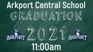 Arkport Central School Graduation 2021 [upl. by Essilrahc]