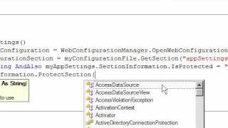 Encrypt WebConfig Sections in ASP Net  Part 1 of 2 [upl. by Grim2]