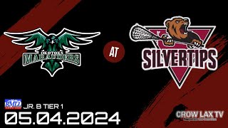 Rockyview Silvertips vs Okotoks Marauders RMLL Tier 1 [upl. by Perloff]