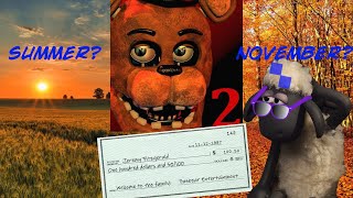 Is FNAF 2 in Summer or November  FNAF Theory [upl. by Inavoig745]