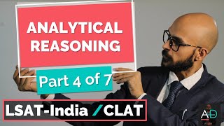 Analytical Reasoning for LSATIndia 2022  Part 4 of 7  June 2022  Prof Ankit Dhotrekar [upl. by Tirb]