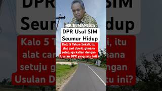 intel  DPR Usul SIM Seumur Hidup shorts viralshorts viralvideo tni police [upl. by Rogovy91]