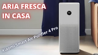 Purificatore Xiaomi Smart Air 4 Pro  prova flash [upl. by Granoff]