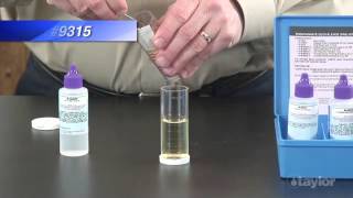 Testing for Phosphonate Using pH Paper and Fluoride Masking Agent K1583 [upl. by Veronica184]