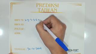 PREDIKSI TAIWAN RABU 30 OKTOBER 2024  PREDIKSI TOGEL TAIWAN MALAM INI  RUMUS TAIWAN JITU [upl. by Ydnew]