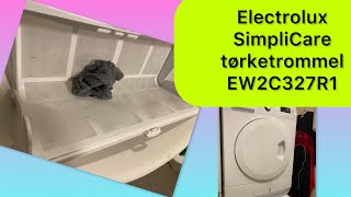 Сушилка для белья tørketrommel  Отзыв о Electrolux SimpliCare EW2C327R1  первая сушка [upl. by Jeffery]