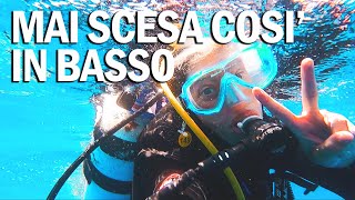 MAI SCESA COSI IN BASSO immersione profonda allisola dElba [upl. by Buke773]