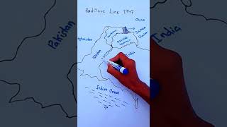 Radcliffe Line  IndiaPakistanInternationalBorder  Radcliffe Partition Line 1947 5min Knowledge [upl. by Carlota75]