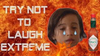 Try Not To Laugh Challenge EXTREME TABASCO  With OSFIRSTTIMER [upl. by Eiramenna]