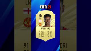 Rashford FIFA Evolution  FIFA 17  FC 24 🔥🔥 shorts fifa rashford [upl. by Tooley]