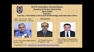 Central Library e Workshop Research Methodology and Publication Ethics [upl. by Stephen]