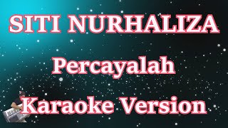 Siti Nurhaliza  Percayalah Karaoke Lirik  CBerhibur [upl. by Drageruaeb265]