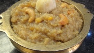 கோவில் சக்கரை பொங்கல்  Sakarai Pongal In Tamil  Jaggery Pongal  Gowri Samayalarai [upl. by Ginder]