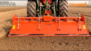 Fieldking Regular Series Rotary Tiller  Tractor Rotavator  Best Rotavator in India [upl. by Oirom630]