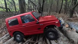 WPL Suzuki Jimny 2s gets a fresh coat of paint and a scale trail drive [upl. by Fayth]