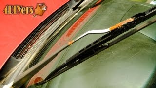 DIY How to Refinish Rusty or Pealing Wiper Arms [upl. by Ymerrej]