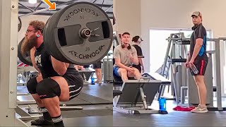 Professional Powerlifter Trolling Gym Goers [upl. by Macdougall]