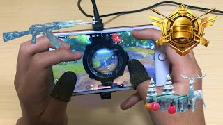 Best iPhone8 Handcam  5Finger Claw SOLOvsSQUAD  NEW😱SensitivityampSETTINGS PUBGMOBILE [upl. by Dom]